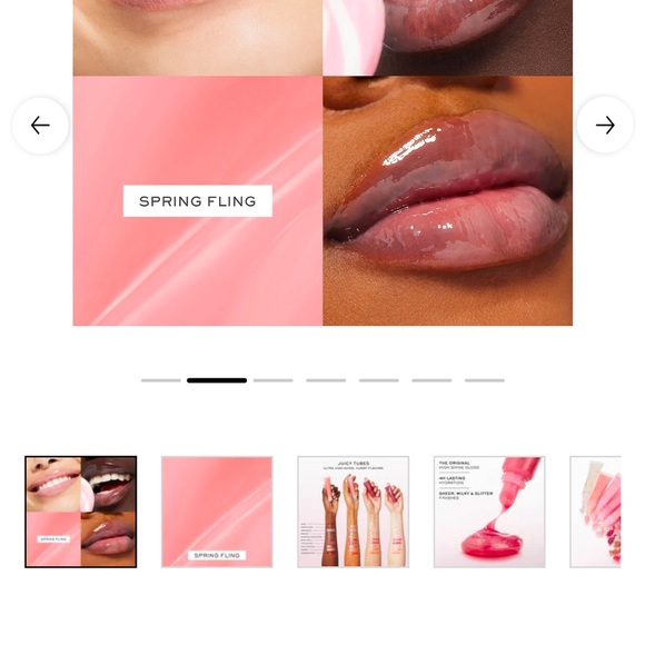 Lancôme JUICY TUBES 02 Spring Fling LIP GLOSS Balm Ultra-Shiny & Hydrating - Picture 2 of 7